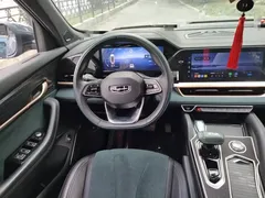2021 Geely Monjaro 2.0TD High Power AT 4WD Flagship, синий — фото 3