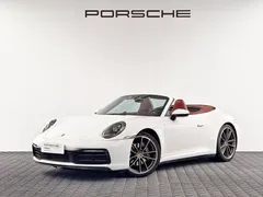 2022 Porsche 911 Carrera Cabriolet 3.0T, белый — фото 1