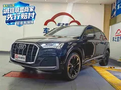 2021 Audi Q7 45 TFSI quattro S line Sport, чёрный — фото 1