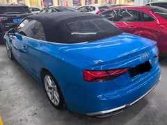2021 Audi A5 Cabriolet 40 TFSI Fashion Dynamic, синий — фото 6