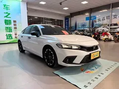 2023 Honda Civic Hatchback 240TURBO CVT, белый — фото 3