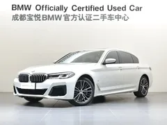 2022 BMW 5 Series 530Li Leading M Sport Package, белый — фото 1
