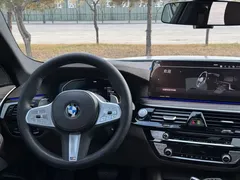 2023 BMW 5 Series 530Li Leading M Sport Package, белый — фото 7