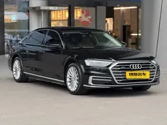 2019 Audi A8 Plus A8L 50 TFSI quattro Comfort, чёрный — фото 3