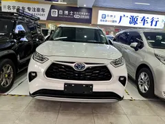 2022 Toyota Highlander Hybrid 2.5L 4WD Premium 7-seat, белый — фото 2