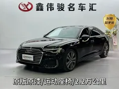2021 Audi A6L 45 TFSI Sport, чёрный — фото 1