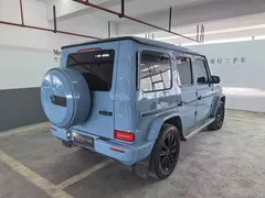 2021 Mercedes-Benz G-Class G 500, синий — фото 14