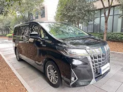 2021 Toyota Alphard Hybrid 2.5L Premium, чёрный — фото 3