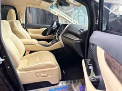 2021 Toyota Alphard Hybrid 2.5L Premium, чёрный — фото 11