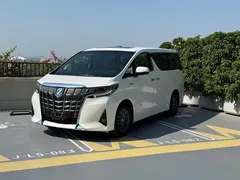 2020 Toyota Alphard 2.5L Hybrid Luxury, белый — фото 1