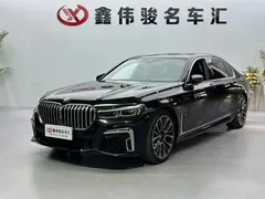 2021 BMW 7 Series 740Li Leading M Sport Package, чёрный — фото 2