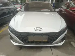 2021 Hyundai Elantra 1.5L CVT LUX Premium, белый — фото 1