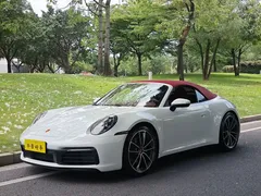 2023 Porsche 911 Carrera Cabriolet 3.0T, белый — фото 1