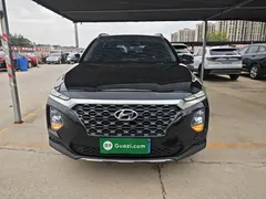 2020 Hyundai Santa Fe 380 TGDi AT 2WD GLS Luxury, чёрный — фото 3