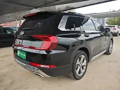 2020 Hyundai Santa Fe 380 TGDi AT 2WD GLS Luxury, чёрный — фото 7