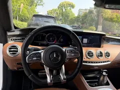 2018 Mercedes-Benz S-Class AMG 63 4MATIC+ Coupe, белый — фото 2