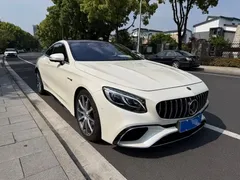 2018 Mercedes-Benz S-Class AMG 63 4MATIC+ Coupe, белый — фото 24