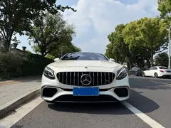 2018 Mercedes-Benz S-Class AMG 63 4MATIC+ Coupe, белый — фото 25