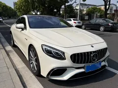 2018 Mercedes-Benz S-Class AMG 63 4MATIC+ Coupe, белый — фото 26