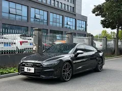 2022 Audi S7 2.9 TFSI quattro, чёрный — фото 1