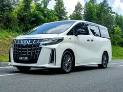 2021 Toyota Alphard Hybrid 2.5L Premium, белый — фото 1