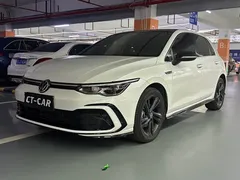 2021 Volkswagen Golf 280TSI DSG R-Line, белый — фото 1