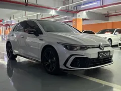 2021 Volkswagen Golf 280TSI DSG R-Line, белый — фото 3