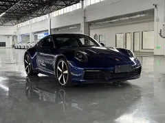 2023 Porsche 911 Carrera 4 3.0T, синий — фото 3
