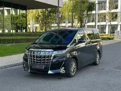 2021 Toyota Alphard Hybrid 2.5L Premium, чёрный — фото 1