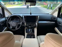 2021 Toyota Alphard Hybrid 2.5L Premium, чёрный — фото 16