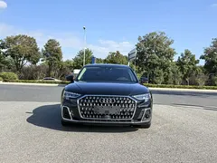 2024 Audi A8L 50 TFSI quattro, чёрный — фото 2
