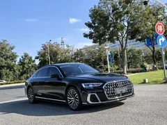 2024 Audi A8L 50 TFSI quattro, чёрный — фото 3