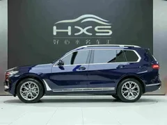 2022 BMW X7 xDrive40i Luxury Package, синий — фото 3