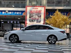 2022 Hyundai Elantra 1.5L CVT LUX Premium, белый — фото 21