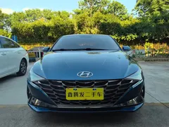 2021 Hyundai Elantra 1.5L CVT GLX Elite, синий — фото 2