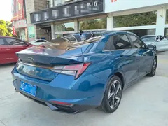 2021 Hyundai Elantra 1.5L CVT GLX Elite, синий — фото 4