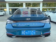 2021 Hyundai Elantra 1.5L CVT GLX Elite, синий — фото 5