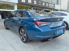 2021 Hyundai Elantra 1.5L CVT GLX Elite, синий — фото 6
