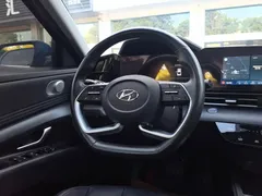 2021 Hyundai Elantra 1.5L CVT GLX Elite, синий — фото 9