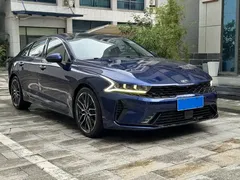 2020 Kia K5 380T GT-Line Flagship, синий — фото 3