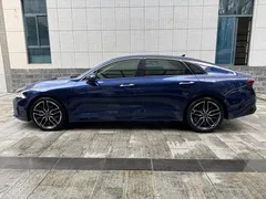 2020 Kia K5 380T GT-Line Flagship, синий — фото 4