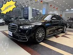 2022 Mercedes-Benz S-Class S 450 L 4MATIC, чёрный — фото 1