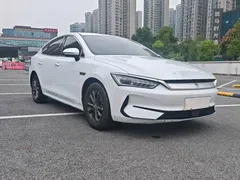 2023 BYD Qin PLUS Champion EV 420km Leading, белый — фото 3
