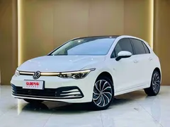 2023 Volkswagen Golf 280TSI DSG Pro, белый — фото 1