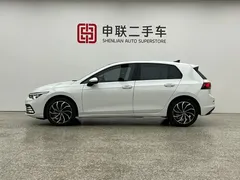 2021 Volkswagen Golf 280TSI DSG Pro, белый — фото 3
