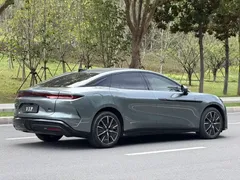 2025 BYD Han L DM-i PHEV 200km Lidar Flagship, синий — фото 14
