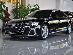 2023 Audi A8L 50 TFSI quattro Select, чёрный — фото 1