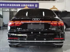 2023 Audi A8L 50 TFSI quattro Select, чёрный — фото 4
