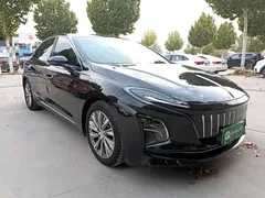 2023 Hongqi E-QM5 EV 620km PLUS, чёрный — фото 4