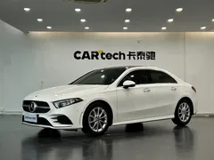 2021 Mercedes-Benz A-Class A 200 L Sport Sedan Fashion, белый — фото 1